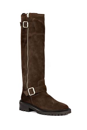 Brown suede boot VIA ROMA 15 | 4280RTESTADIMORO